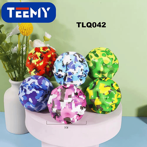 PELOTA SALTARINA PAQUETE 12 PIEZAS (TLQ042)