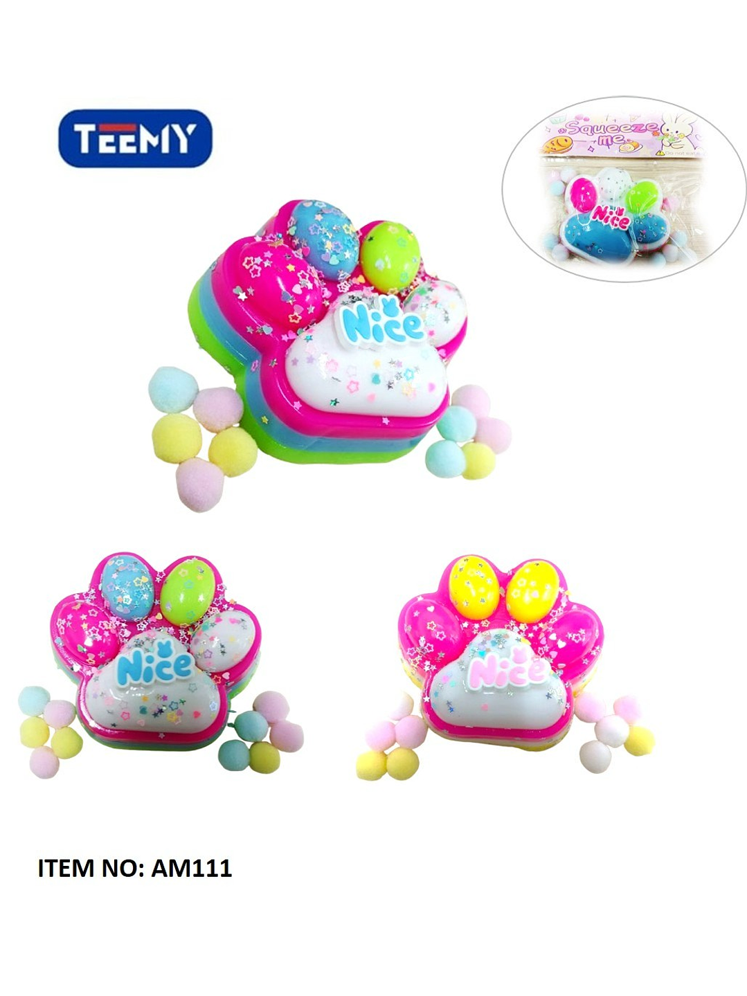 SQUISHY PAQUETE 12 PIEZAS 1