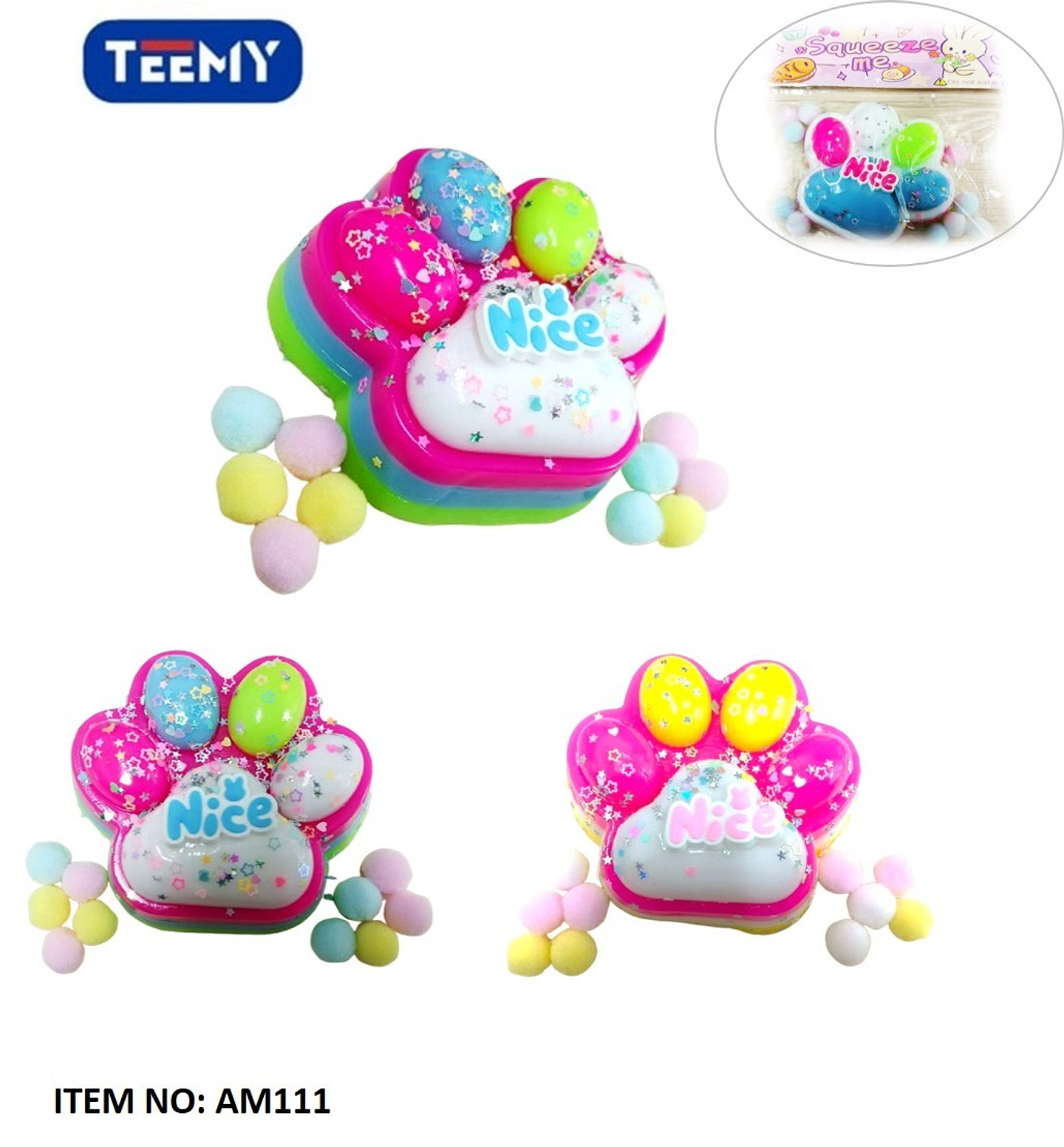 SQUISHY PAQUETE 12 PIEZAS (AM111) 1