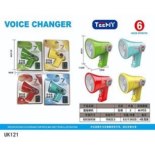 MEGAFONO CAMBIA LA VOZ, PRECIO PUBLICADO ES AL POR MAYOR Y DEBEN SER 3 UNIDADES DEL MISMO 