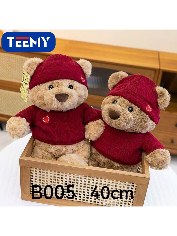 PELUCHE OSO 40 CM, PRECIO PUBLICADO ES AL POR MAYOR Y DEBEN SER 3 UNIDADES DEL MISMO  1
