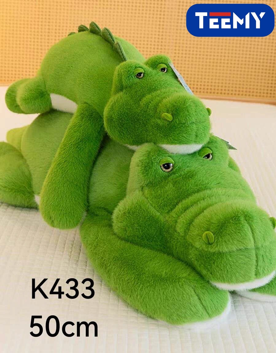 PELUCHE COCODRILO 50 CM  , PRECIO PUBLICADO ES AL POR MAYOR Y DEBEN SER 3 UNIDADES DEL MISMO  (K433) 1
