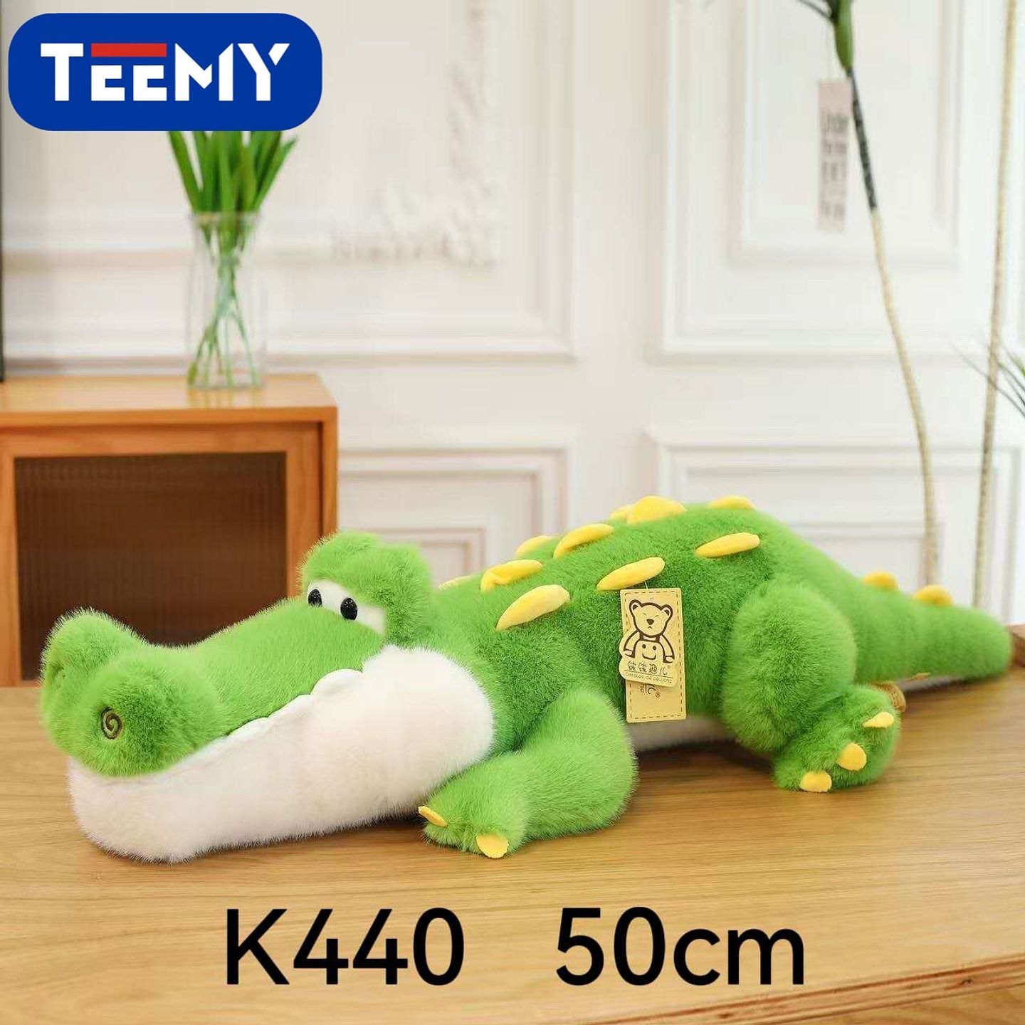 PELUCHE COCODRILO 50 CM  , PRECIO PUBLICADO ES AL POR MAYOR Y DEBEN SER 3 UNIDADES DEL MISMO  (K440) 1