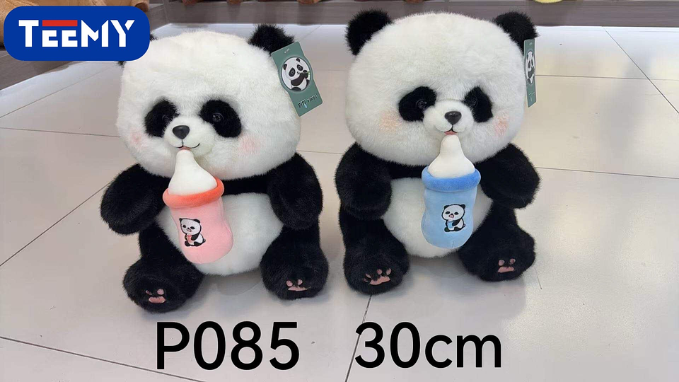 PELUCHE PANDA 30 CM  , PRECIO PUBLICADO ES AL POR MAYOR Y DEBEN SER 3 UNIDADES DEL MISMO  (P085) 1