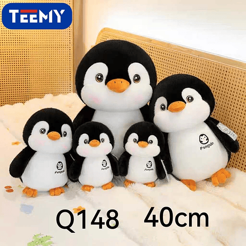 PELUCHE PINGUINO 40 CM , PRECIO PUBLICADO ES AL POR MAYOR Y DEBEN SER 3 UNIDADES DEL MISMO  (Q148)
