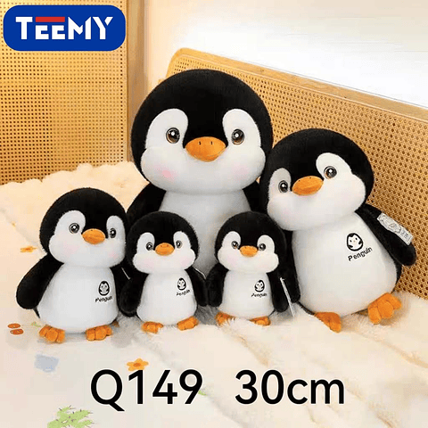 PELUCHE PINGUINO 30 CM , PRECIO PUBLICADO ES AL POR MAYOR Y DEBEN SER 3 UNIDADES DEL MISMO  (Q149)