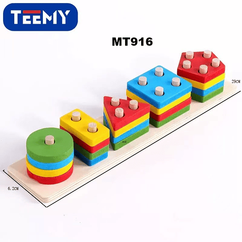 JUGUETE ENCAJE, 3 DEL MISMO POR MAYOR  (MT916)