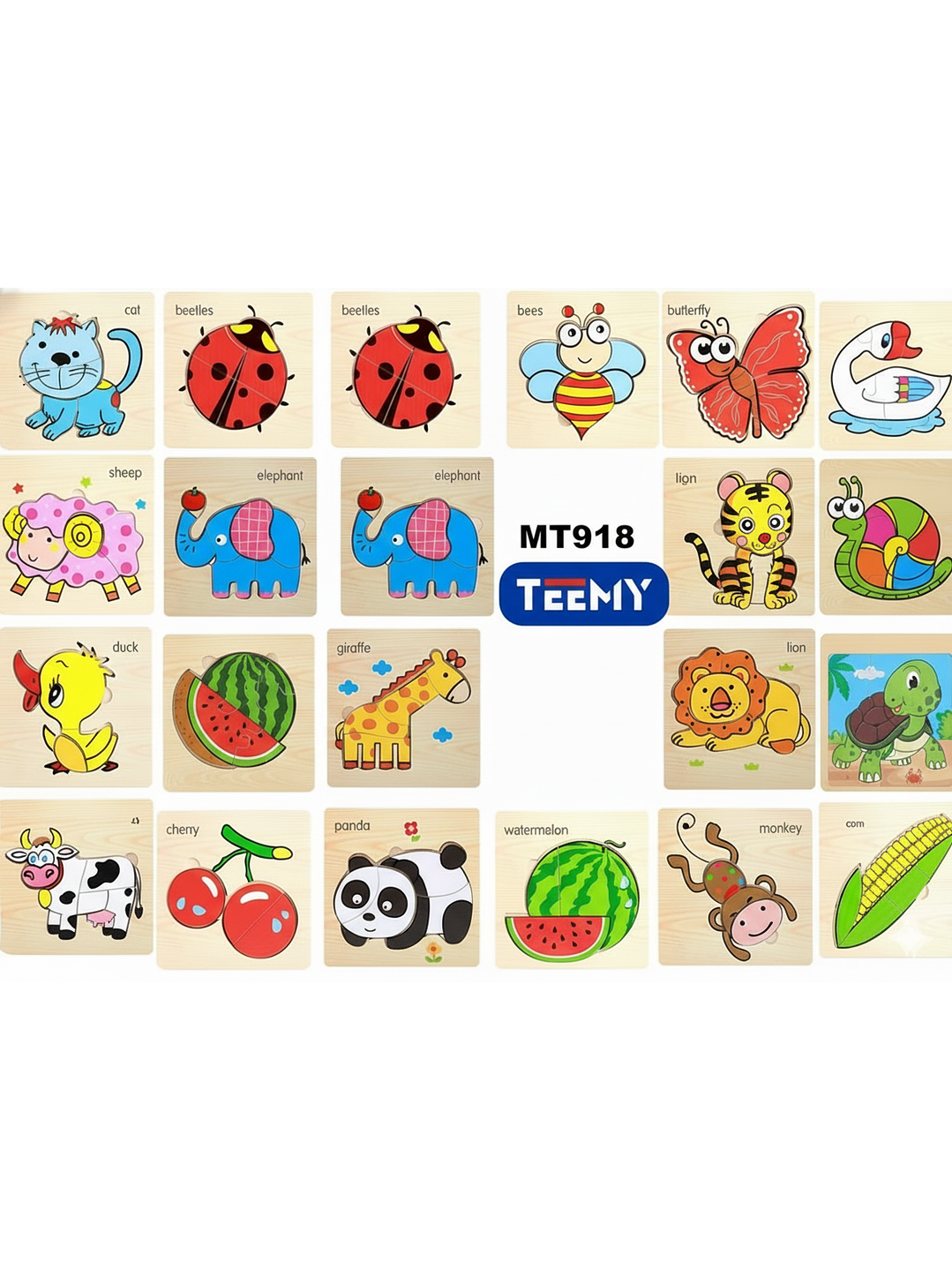 PUZZLE DIDACTICO PAQUETE 24 PIEZAS  1