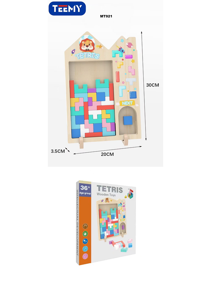 TETRIS DIDACTICO , PRECIO PUBLICADO ES AL POR MAYOR Y DEBEN SER 3 UNIDADES DEL MISMO  1