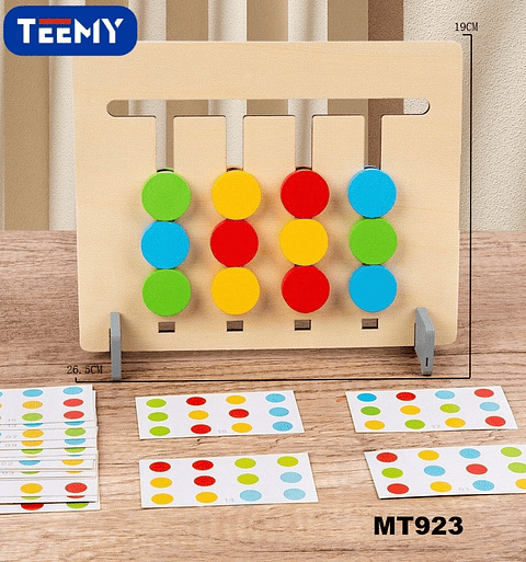 CLASIFICADOR DE FIGURAS Y COLORES DIDACTICO, 3 DEL MISMO POR MAYOR  (MT923)