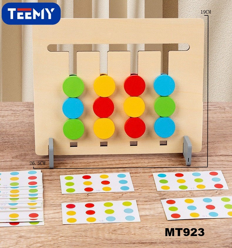 CLASIFICADOR DE FIGURAS Y COLORES DIDACTICO, PRECIO PUBLICADO ES AL POR MAYOR Y DEBEN SER 3 UNIDADES DEL MISMO  (MT923) 1