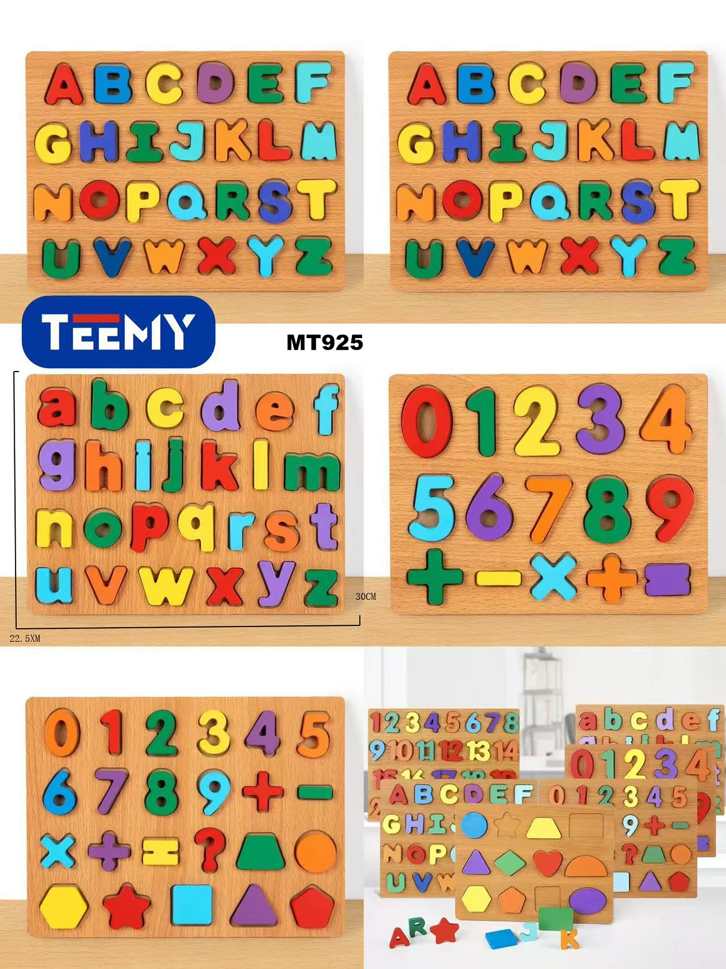 JUEGO DIDACTICO LETRAS Y NUMEROS, PRECIO PUBLICADO ES AL POR MAYOR Y DEBEN SER 3 UNIDADES DEL MISMO  (MT925) 1