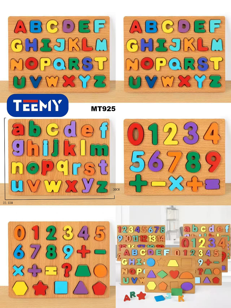 JUEGO DIDACTICO LETRAS Y NUMEROS, PRECIO PUBLICADO ES AL POR MAYOR Y DEBEN SER 3 UNIDADES DEL MISMO  (MT925) 1