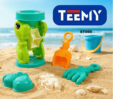 SET JUGUETES DE PLAYA PAQUETE 6 PIEZAS (ST069)