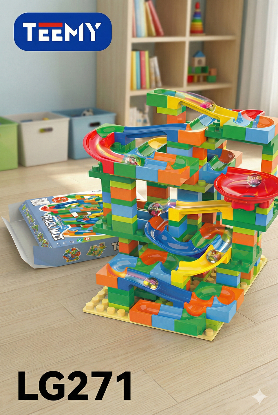 BLOQUES ARMABLES SENSORIAL 269 PIEZAS, PRECIO PUBLICADO ES AL POR MAYOR Y DEBEN SER 3 UNIDADES DEL MISMO  (LG271) 2