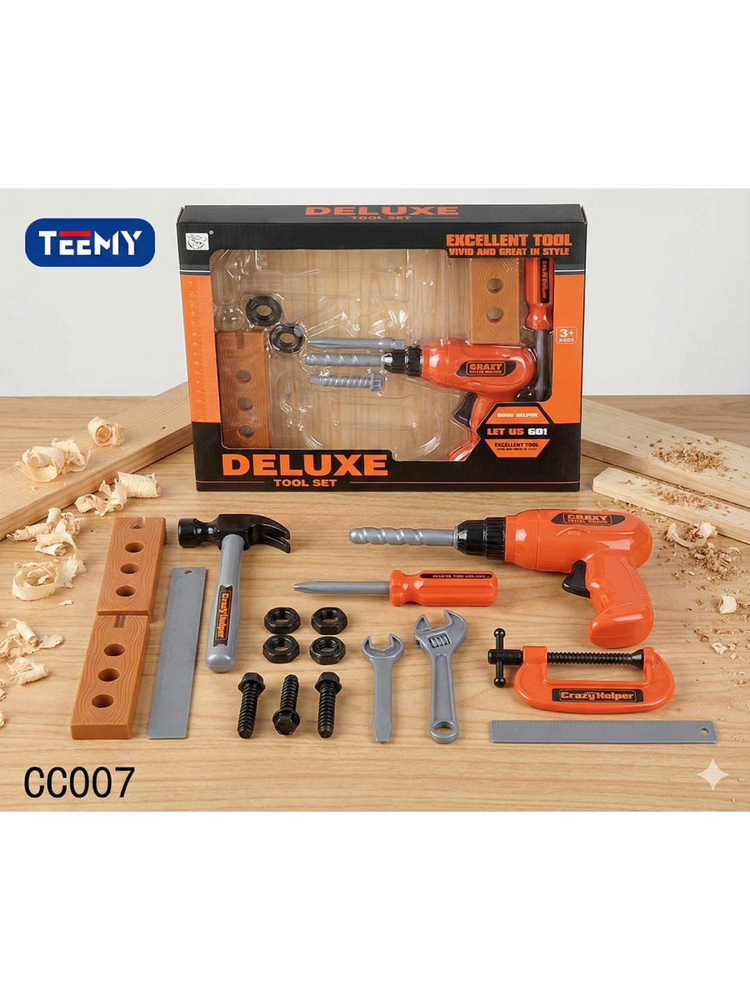 HERRAMIENTAS DE JUGUETE, PRECIO PUBLICADO ES AL POR MAYOR Y DEBEN SER 3 UNIDADES DEL MISMO  1