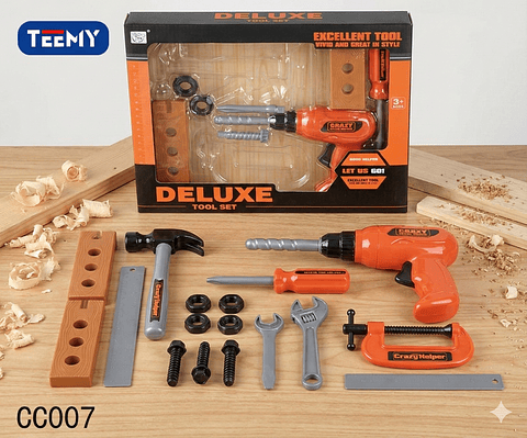 HERRAMIENTAS DE JUGUETE, PRECIO PUBLICADO ES AL POR MAYOR Y DEBEN SER 3 UNIDADES DEL MISMO  (CC007)