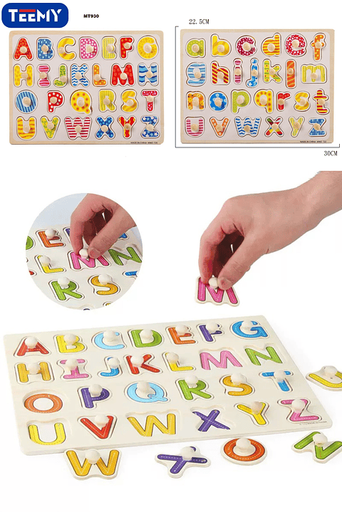 JUEGO DIDACTICO LETRAS, 3 DEL MISMO POR MAYOR  (MT930)