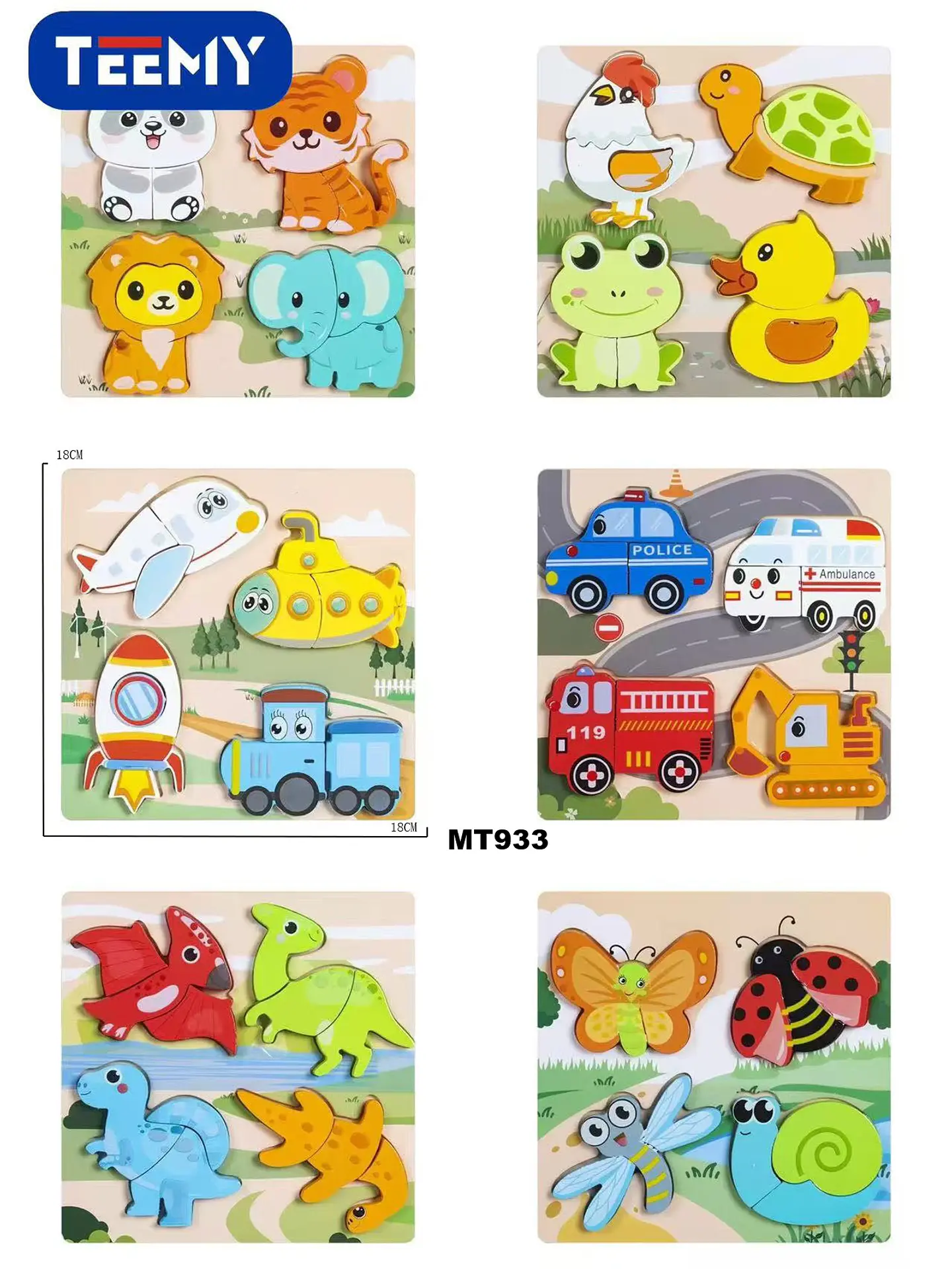 JUEGO DIDACTICO, 3 DEL MISMO POR MAYOR  (MT933) 1