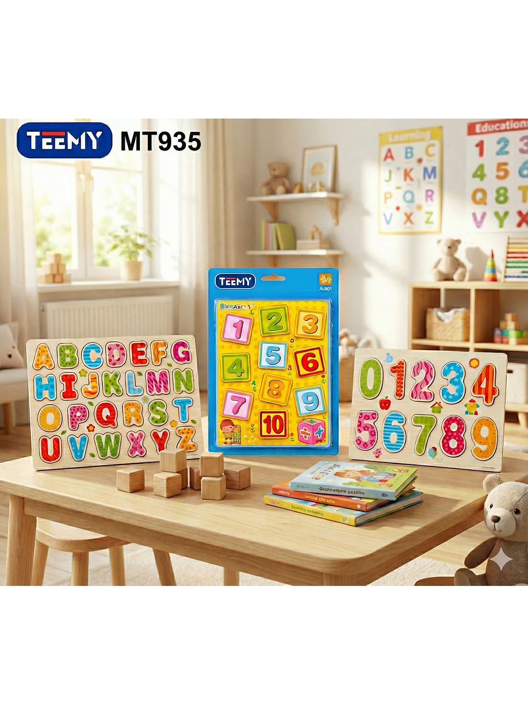 JUEGO DIDACTICO LETRAS Y NUMEROS, PRECIO PUBLICADO ES AL POR MAYOR Y DEBEN SER 3 UNIDADES DEL MISMO  1