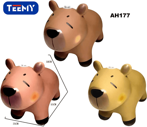 CAPIBARA CABALLITO  PARA BEBES , 3 DEL MISMO POR MAYOR  (AH177)