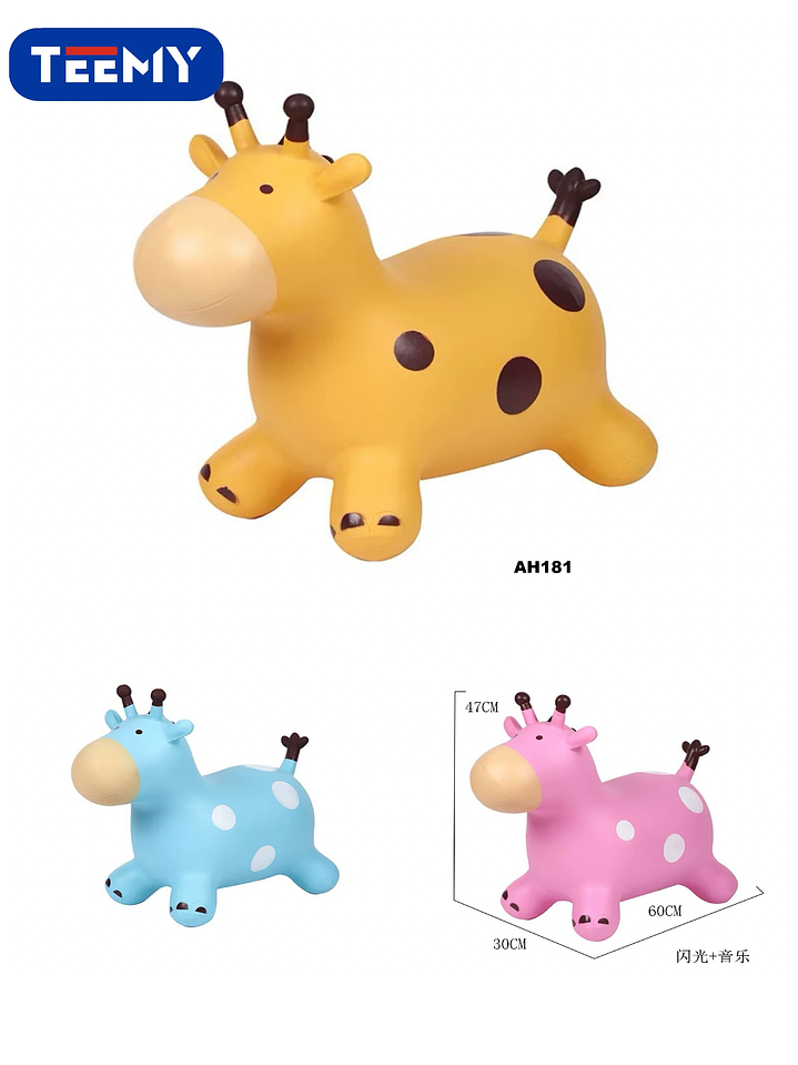 VACA CABALLITO PARA BEBES , PRECIO PUBLICADO ES AL POR MAYOR Y DEBEN SER 3 UNIDADES DEL MISMO  1