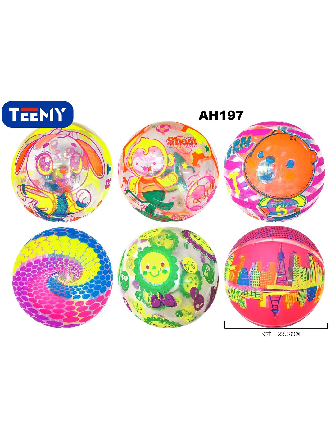 PELOTA DE PLAYA PAQUETE 12 PIEZAS  1