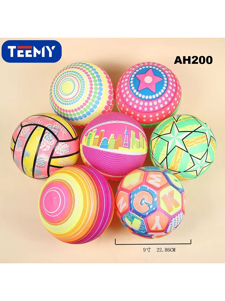 PELOTA DE PLAYA PAQUETE 12 PIEZAS  1