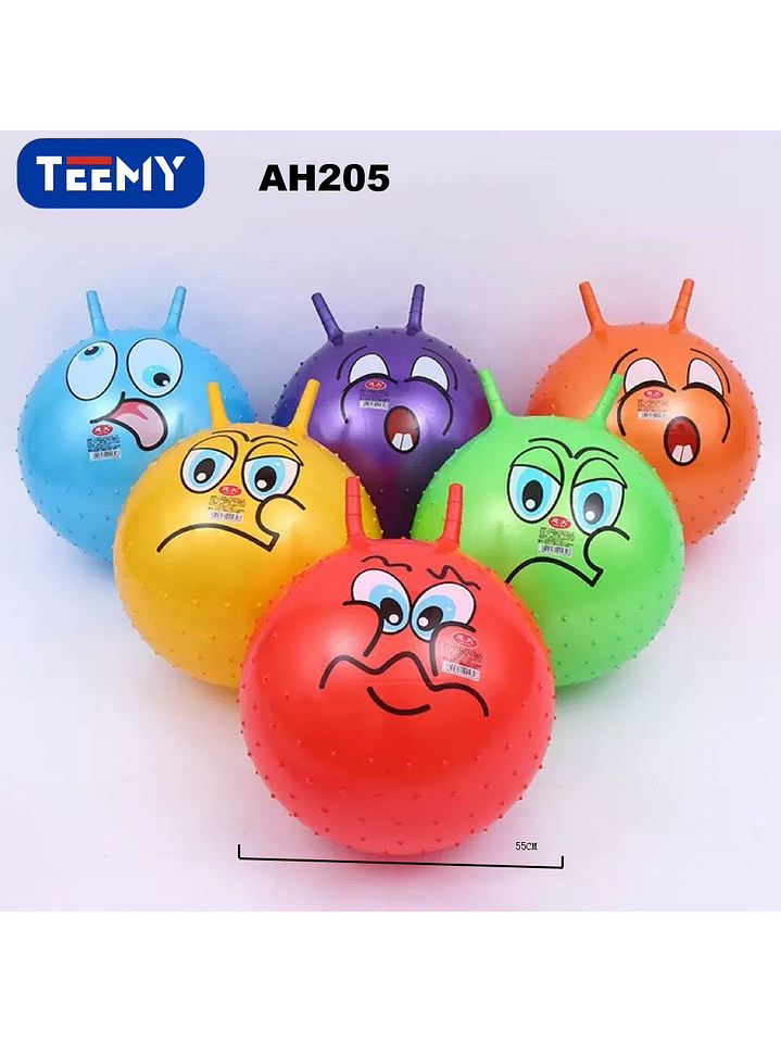 PELOTA CON OREJAS 55CM  , PRECIO PUBLICADO ES AL POR MAYOR Y DEBEN SER 3 UNIDADES DEL MISMO  1