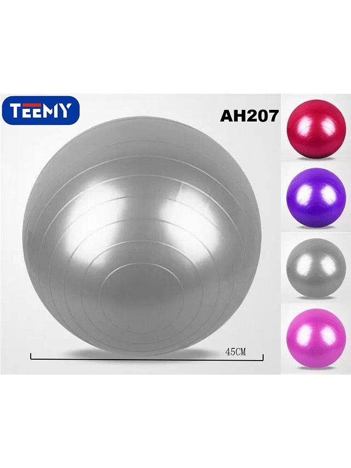 BALON DE YOGA 45 CM, PRECIO PUBLICADO ES AL POR MAYOR Y DEBEN SER 3 UNIDADES DEL MISMO  1