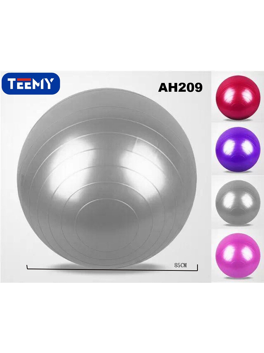 BALON DE YOGA 85 CM, PRECIO PUBLICADO ES AL POR MAYOR Y DEBEN SER 3 UNIDADES DEL MISMO  1