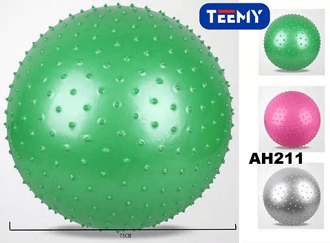 BALON DE YOGA 75 CM, PRECIO PUBLICADO ES AL POR MAYOR Y DEBEN SER 3 UNIDADES DEL MISMO  (AH211)