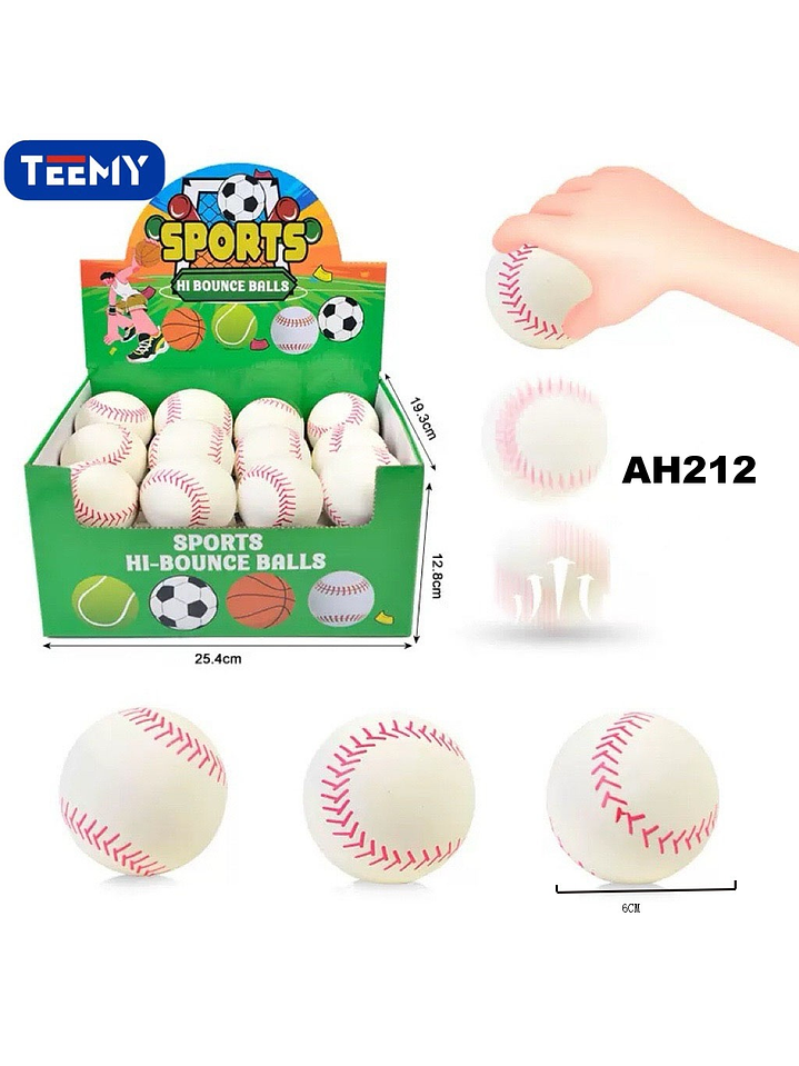 PELOTA SALTARINA PAQUETE 24 PIEZAS 1