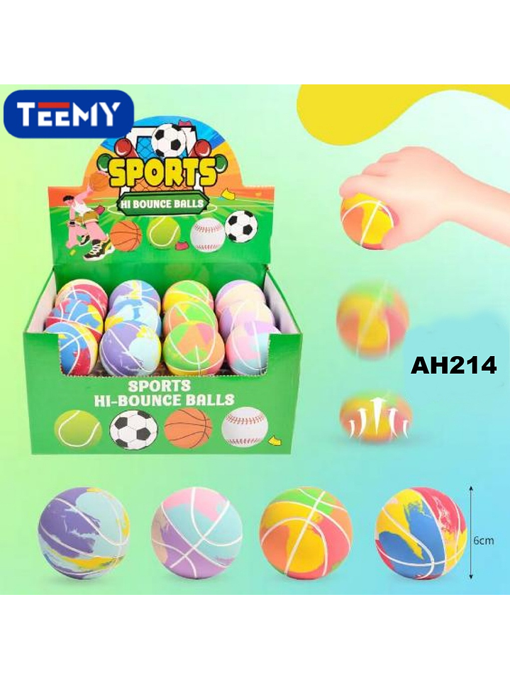 PELOTA SALTARINA PAQUETE 24 PIEZAS 1