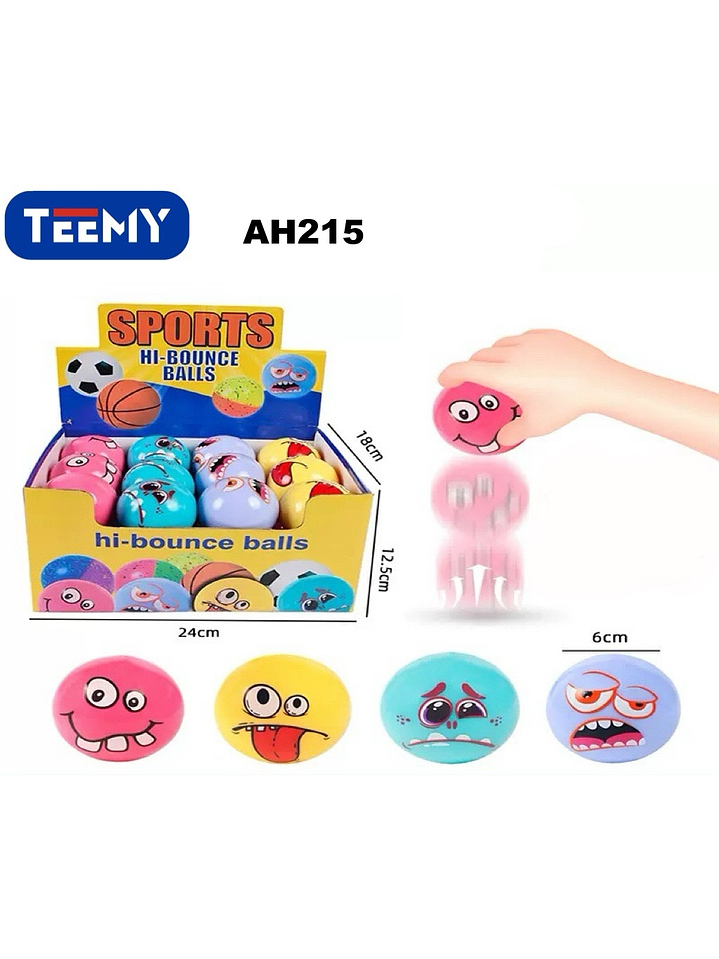 PELOTA SALTARINA PAQUETE 24 PIEZAS 1