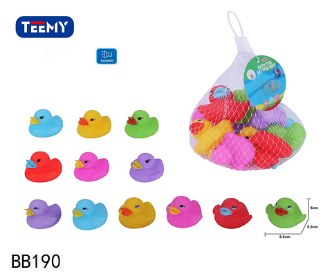 JUGUETE DE BAÑO 3 DEL MISMO POR MAYOR  (BB190)