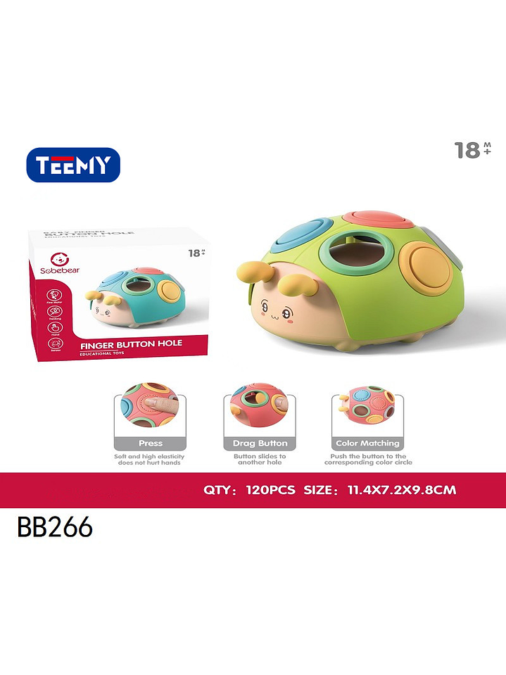 JUGUETE SENSORIAL BEBE,  PRECIO PUBLICADO ES AL POR MAYOR Y DEBEN SER 3 UNIDADES DEL MISMO  1