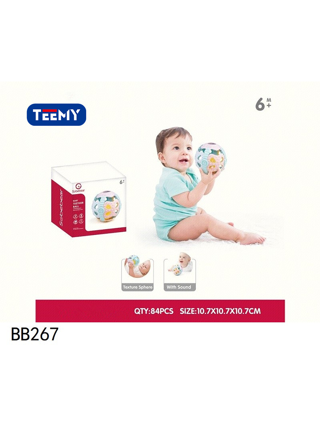 JUGUETE SENSORIAL BEBE,  PRECIO PUBLICADO ES AL POR MAYOR Y DEBEN SER 3 UNIDADES DEL MISMO  1