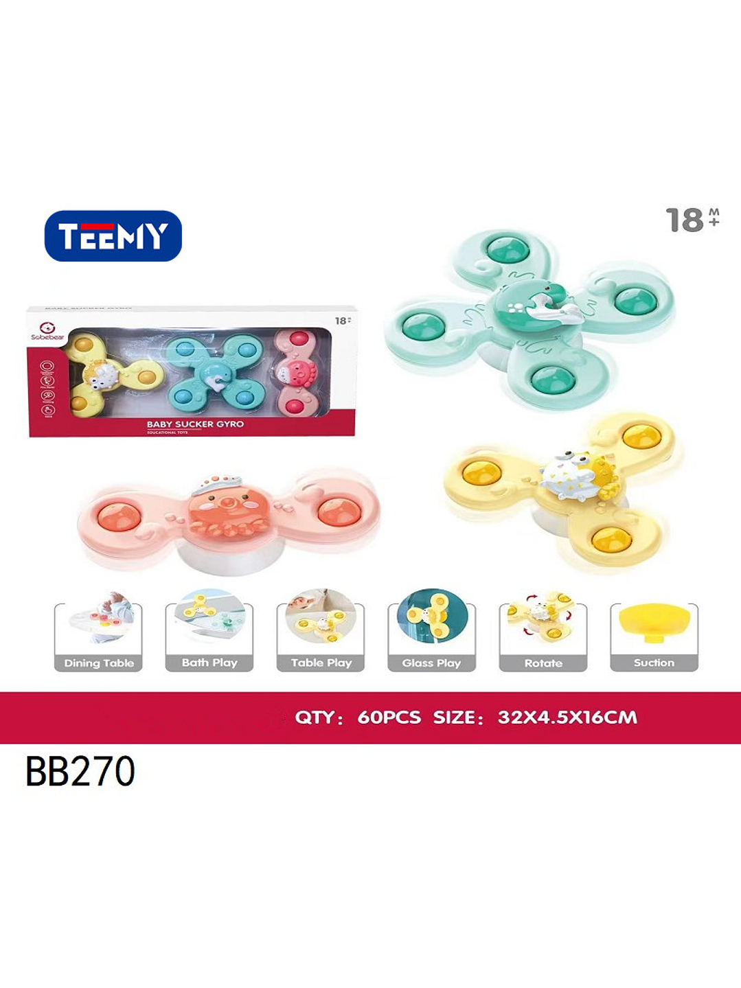 JUGUETE SENSORIAL BEBE MORDEDOR,  PRECIO PUBLICADO ES AL POR MAYOR Y DEBEN SER 3 UNIDADES DEL MISMO  1