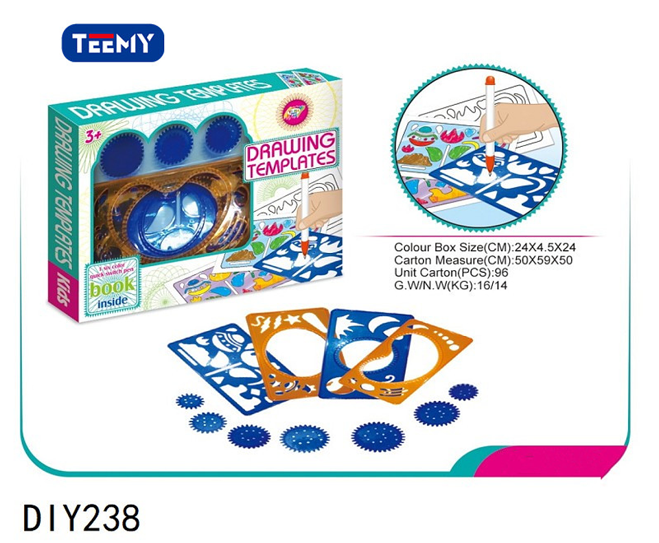 JUEGO DE DIBUJO GEOMETRICO, PRECIO PUBLICADO ES AL POR MAYOR Y DEBEN SER 3 UNIDADES DEL MISMO  (DIY238) 1