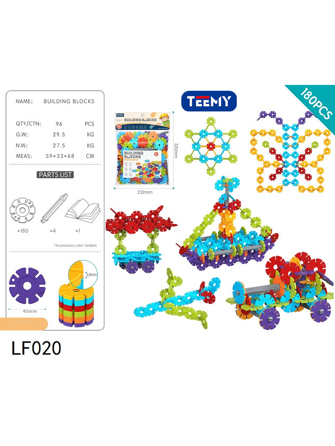 BLOQUES ARMABLES 180 PIEZAS  , PRECIO PUBLICADO ES AL POR MAYOR Y DEBEN SER 3 UNIDADES DEL MISMO  1