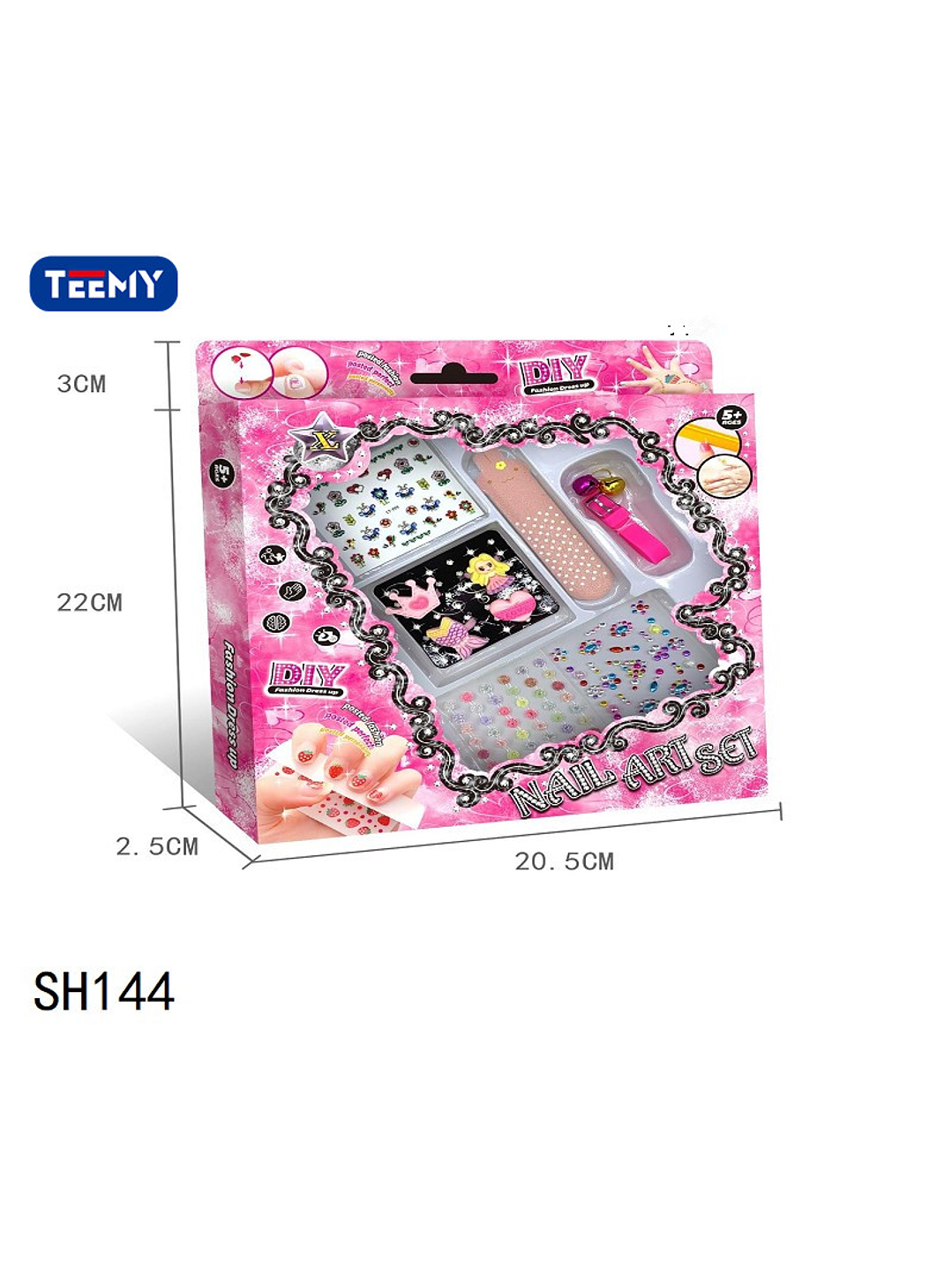 JUGUETE DECORACION DE UÑAS, PRECIO PUBLICADO ES AL POR MAYOR Y DEBEN SER 3 UNIDADES DEL MISMO  1