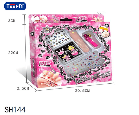 JUGUETE DECORACION DE UÑAS, PRECIO PUBLICADO ES AL POR MAYOR Y DEBEN SER 3 UNIDADES DEL MISMO  (SH144)