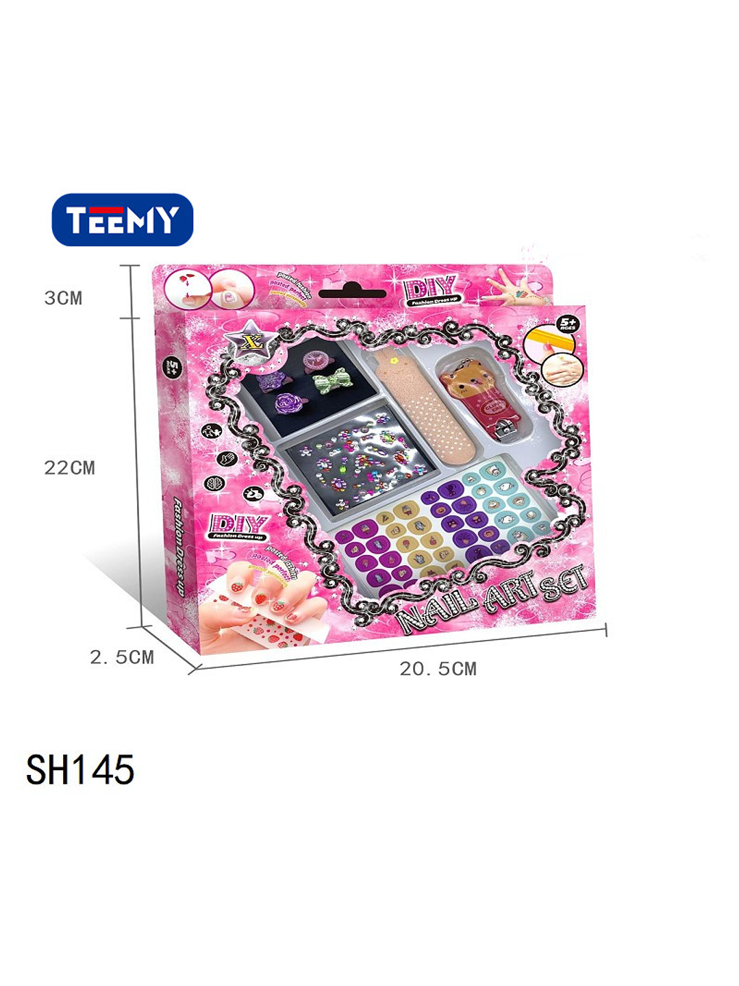 JUGUETE DECORACION DE UÑAS, PRECIO PUBLICADO ES AL POR MAYOR Y DEBEN SER 3 UNIDADES DEL MISMO  1