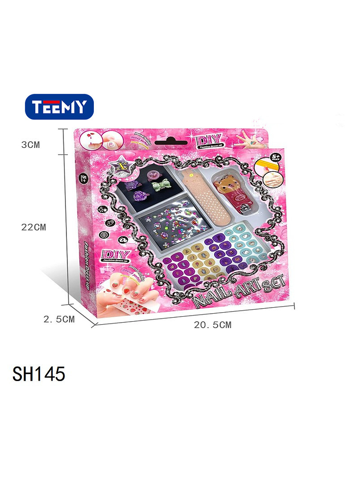 JUGUETE DECORACION DE UÑAS, PRECIO PUBLICADO ES AL POR MAYOR Y DEBEN SER 3 UNIDADES DEL MISMO  1