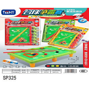 MINI MESA POOL, PRECIO PUBLICADO ES AL POR MAYOR Y DEBEN SER 3 UNIDADES DEL MISMO 