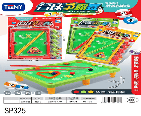 MINI MESA POOL, PRECIO PUBLICADO ES AL POR MAYOR Y DEBEN SER 3 UNIDADES DEL MISMO 