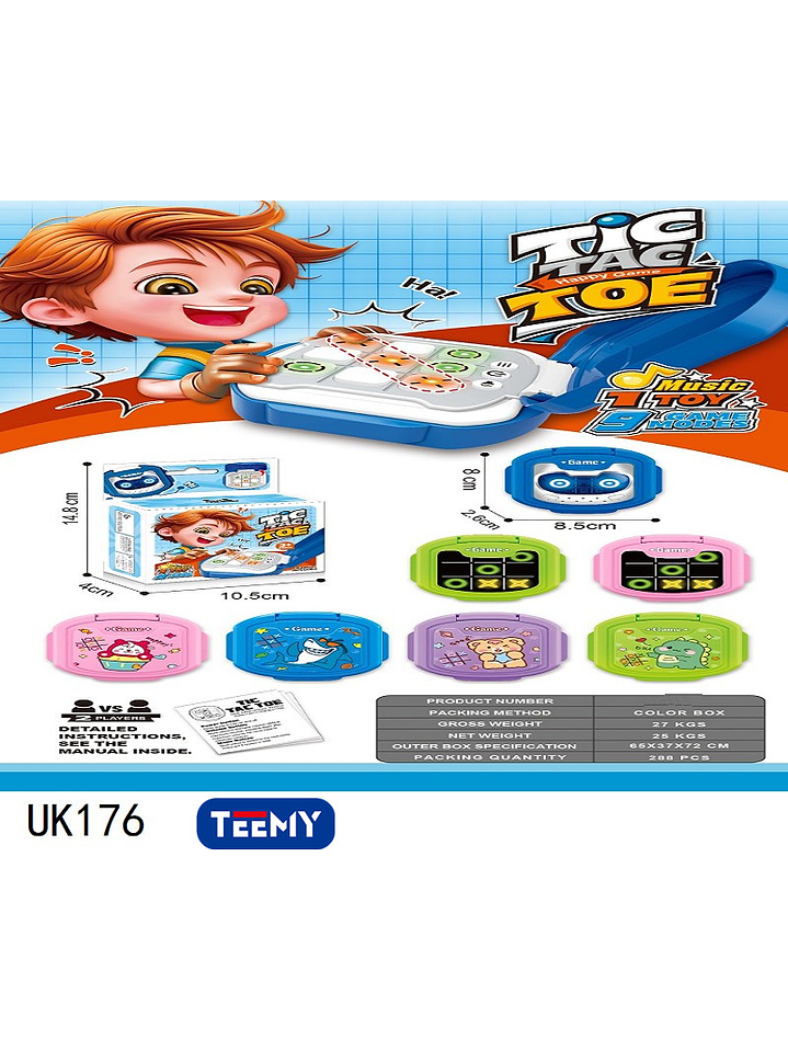 TIC TAC TOE JUEGO DE MESA, PRECIO PUBLICADO ES AL POR MAYOR Y DEBEN SER 3 UNIDADES DEL MISMO  1