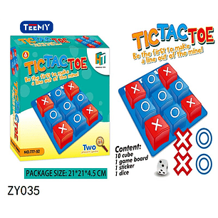 TIC TAC TOE JUEGO DE MESA, PRECIO PUBLICADO ES AL POR MAYOR Y DEBEN SER 3 UNIDADES DEL MISMO 