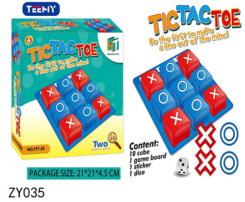 TIC TAC TOE JUEGO DE MESA, PRECIO PUBLICADO ES AL POR MAYOR Y DEBEN SER 3 UNIDADES DEL MISMO 